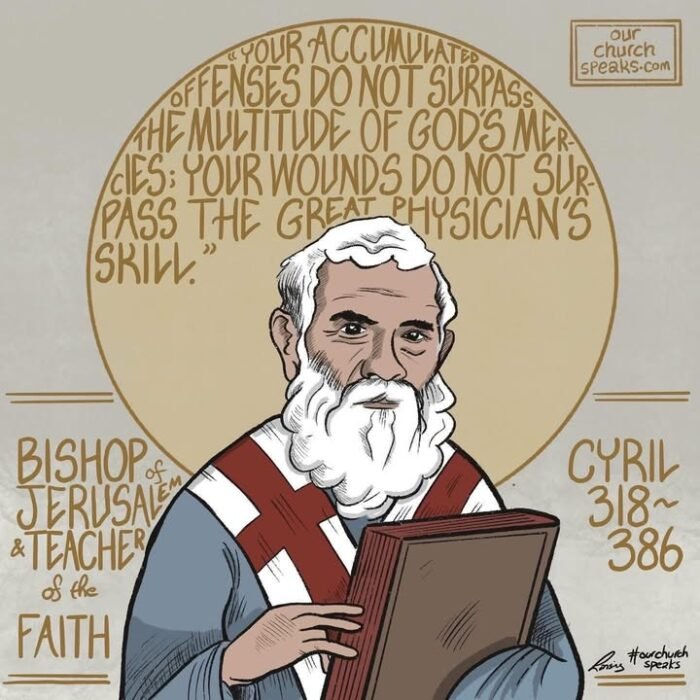 Dispensing mercy and healing wounds.  
That’s the GOSPEL! 🙌 🔥❤️‍🔥

“Your accumulated offenses do not surpass the multitude of God’s mercies; your wounds do not surpass the Great Physician’s skill.”

Cyril (318-386)
Bishop of Jerusalem & Teacher of the Faith 

(Photo Credit: Ben Lansing and #OurChurchSpeaks)